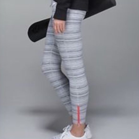 lululemon athletica Pants - Lululemon Silver Fox High Times Pant Coral Zipper